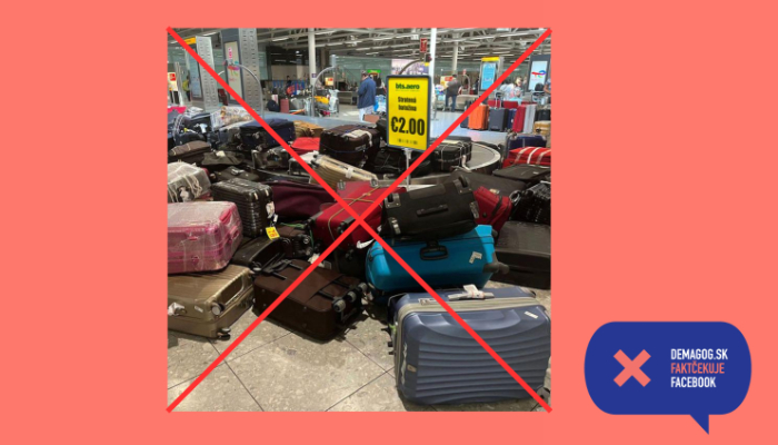 Podvodné predaje kufrov z falošného profilu Bratislavského letiska